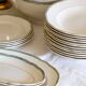 Porcelain dish collection ''Juan'' Sarreguemine Digoin 1950