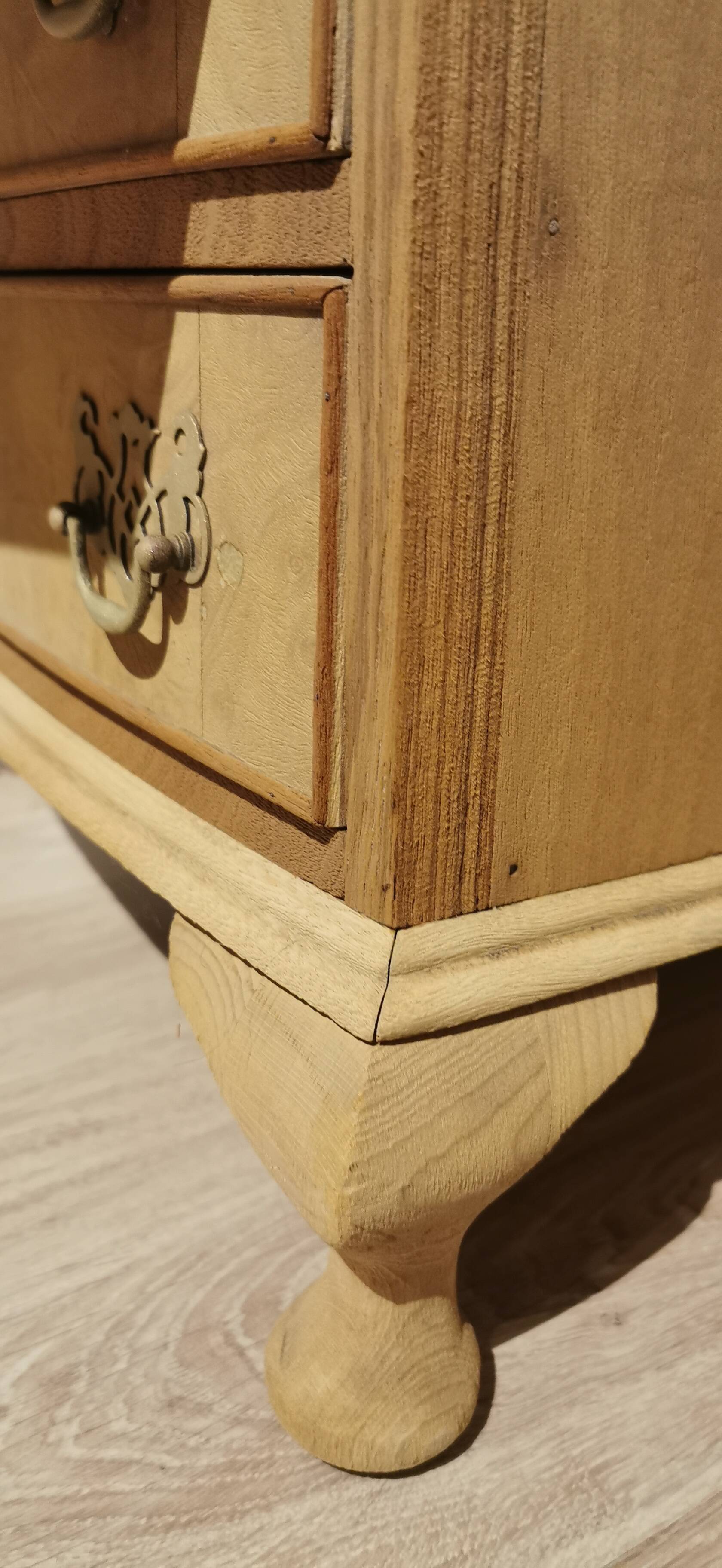 Small vintage commode sandblasted.