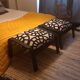 Pair of poufs