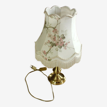 Lampe de table à pieds en laiton, vintage