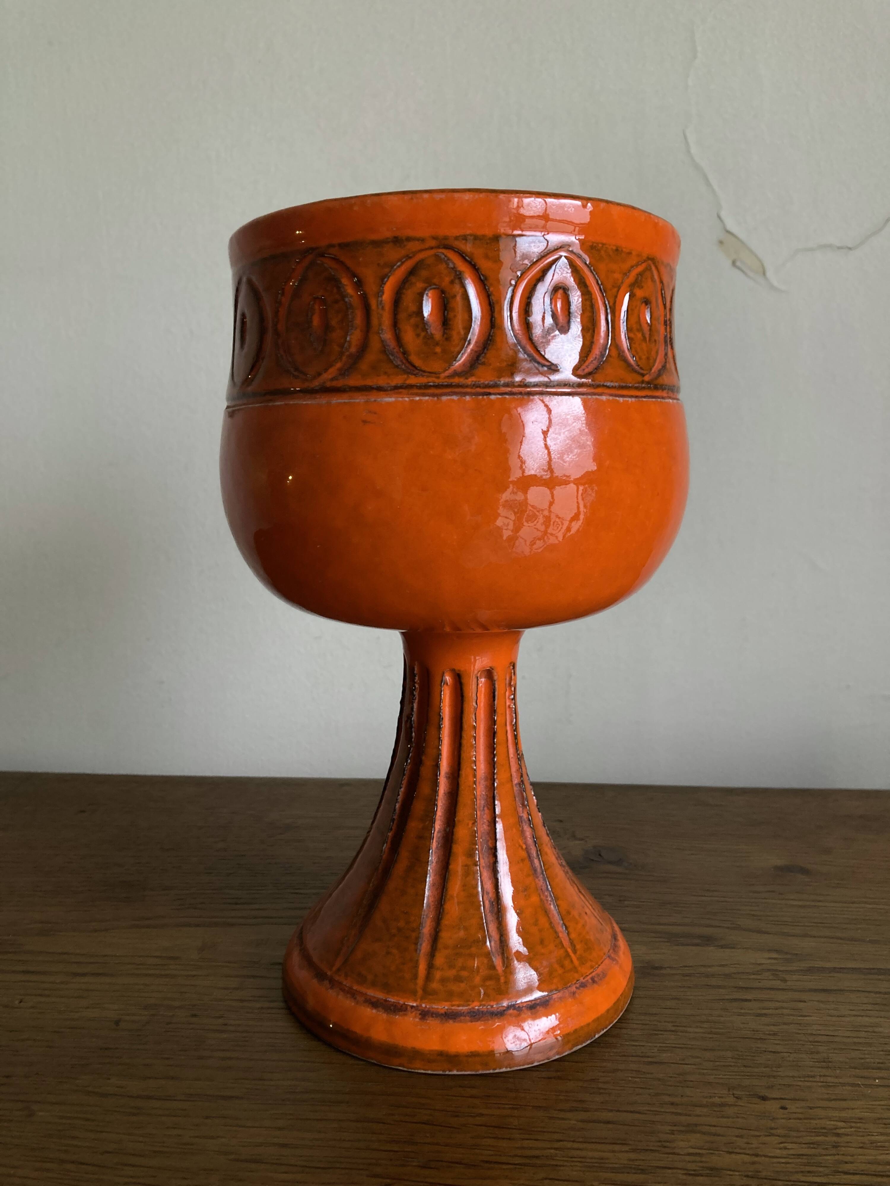 XXL ceramic 1960 Aldo Londi for Bitossi, mid-century Italian design