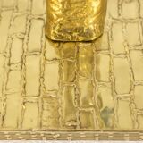 Jacques Duval Brasseur, Large golden brass cactus sculpture. 1992