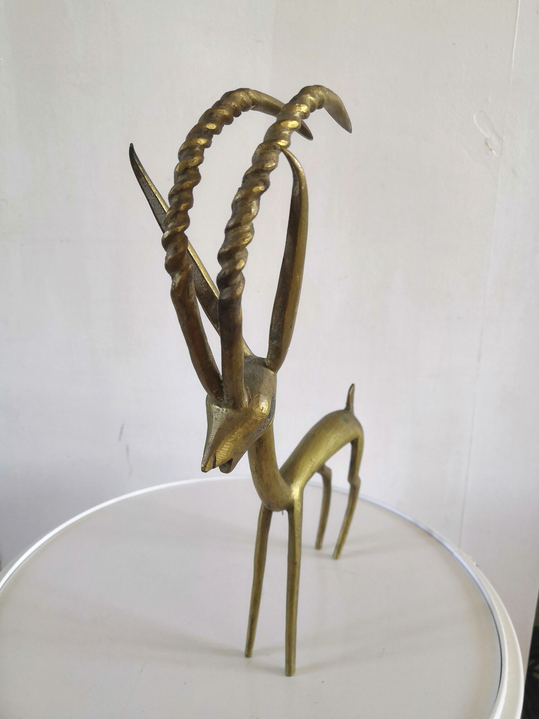 Vintage bronze antelope