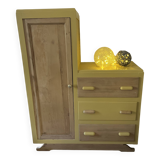 Re-styled asymmetrical wardrobe