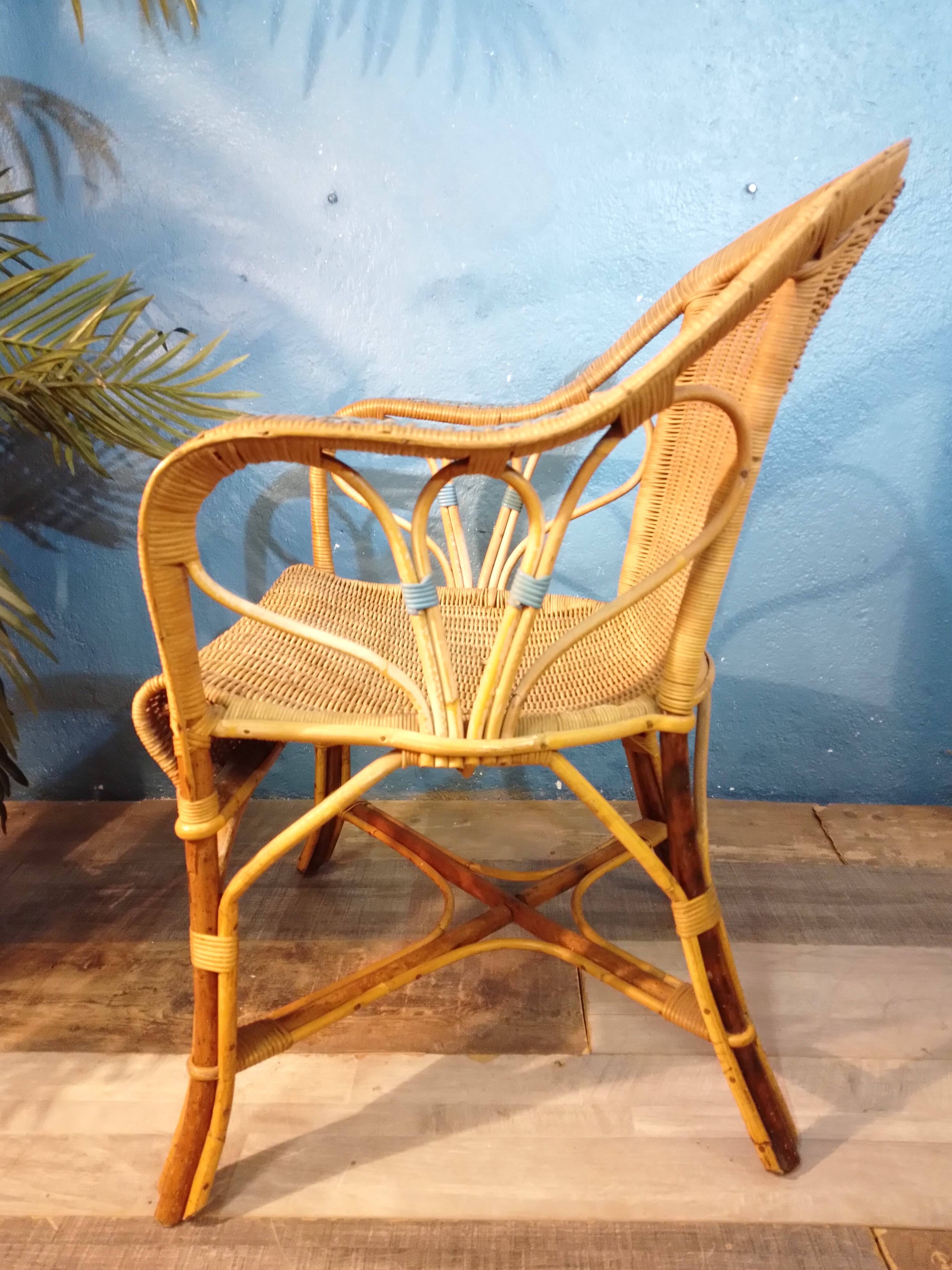 Wicker armchairs 1930s