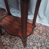 Art Nouveau marquetry pedestal table