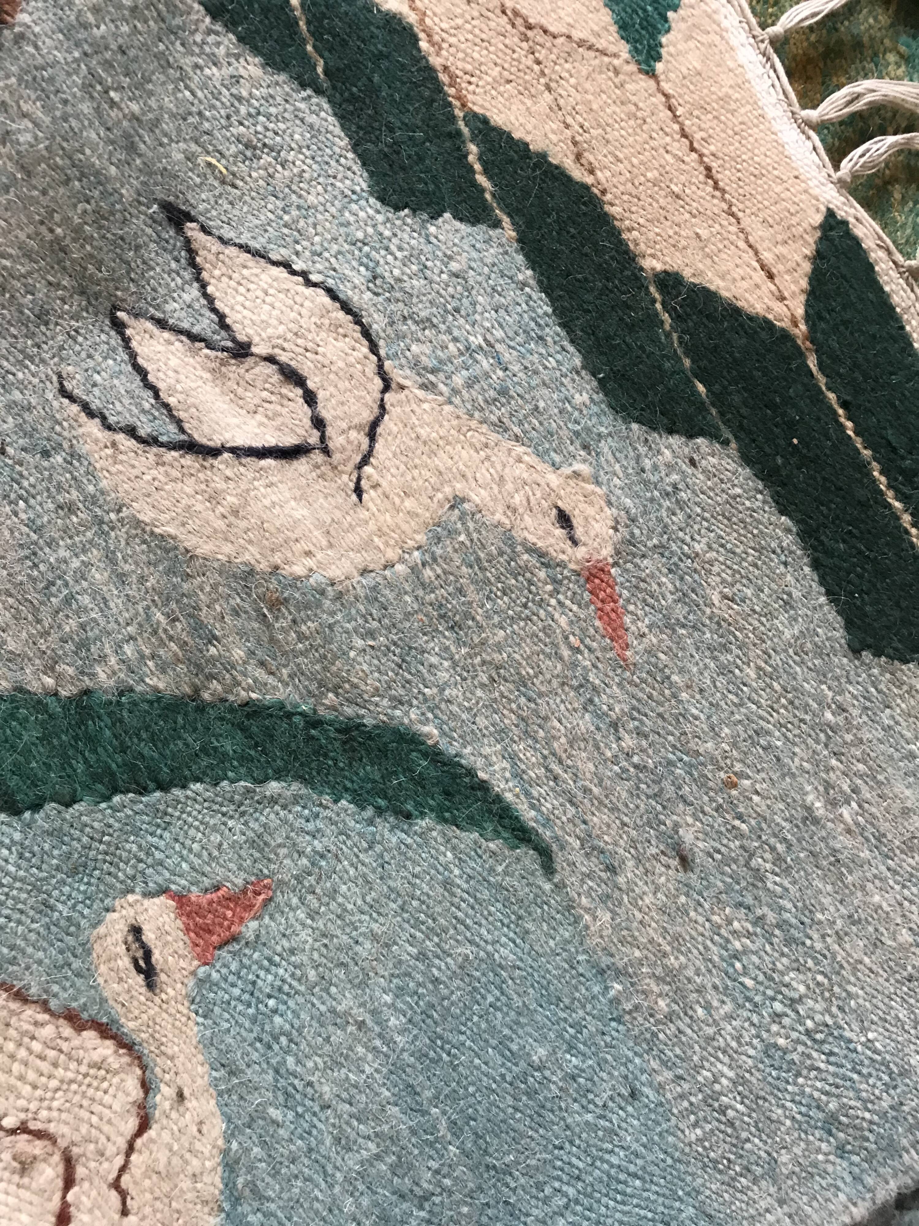 Vintage Egyptian Tapestry Ramsès Wissa Wassef circa 1960