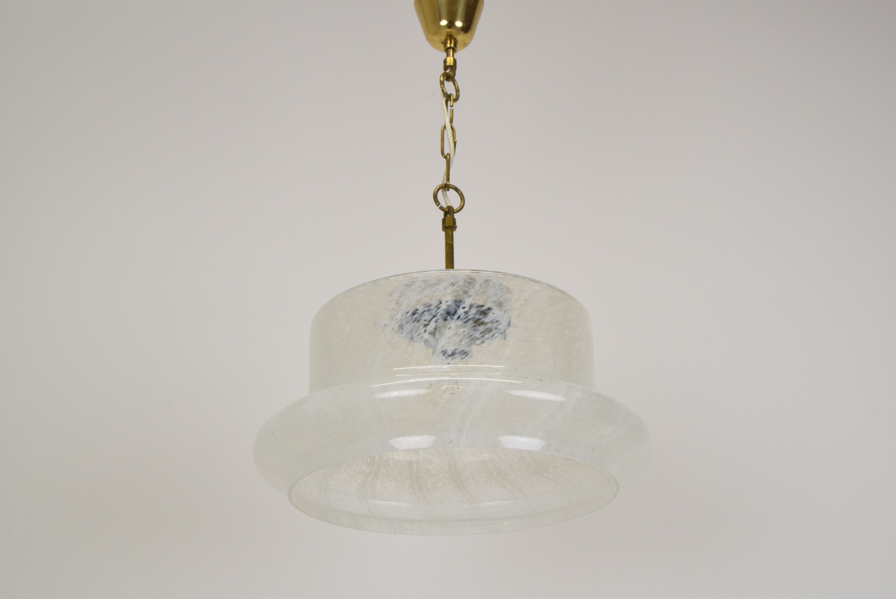 Mid-century Glass Pendant by Kamenicky Senov,1960's.