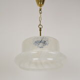 Mid-century Glass Pendant by Kamenicky Senov,1960's.