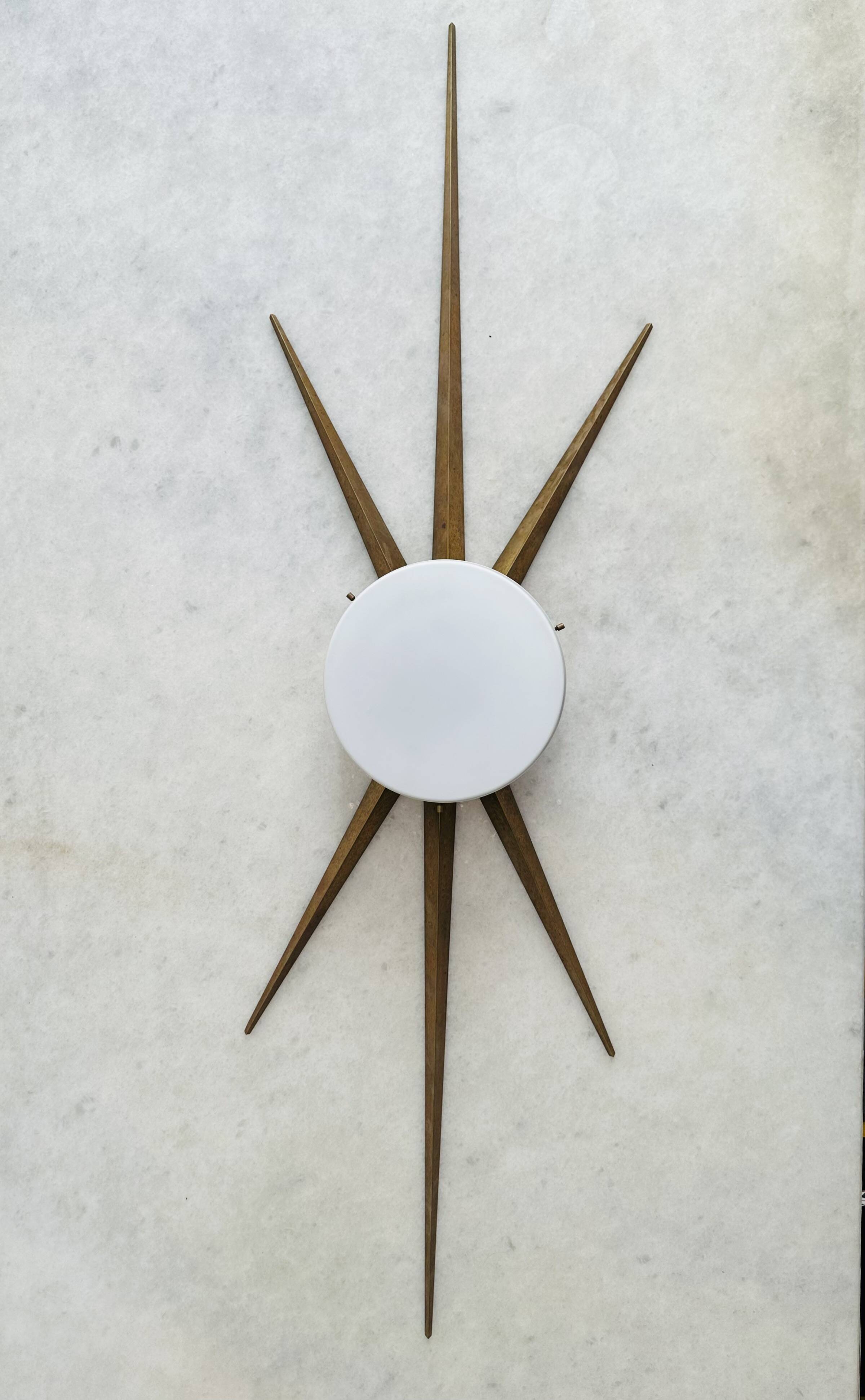 Gio Ponti Sun ceiling light produced by Arredoluce