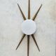 Gio Ponti Sun ceiling light produced by Arredoluce
