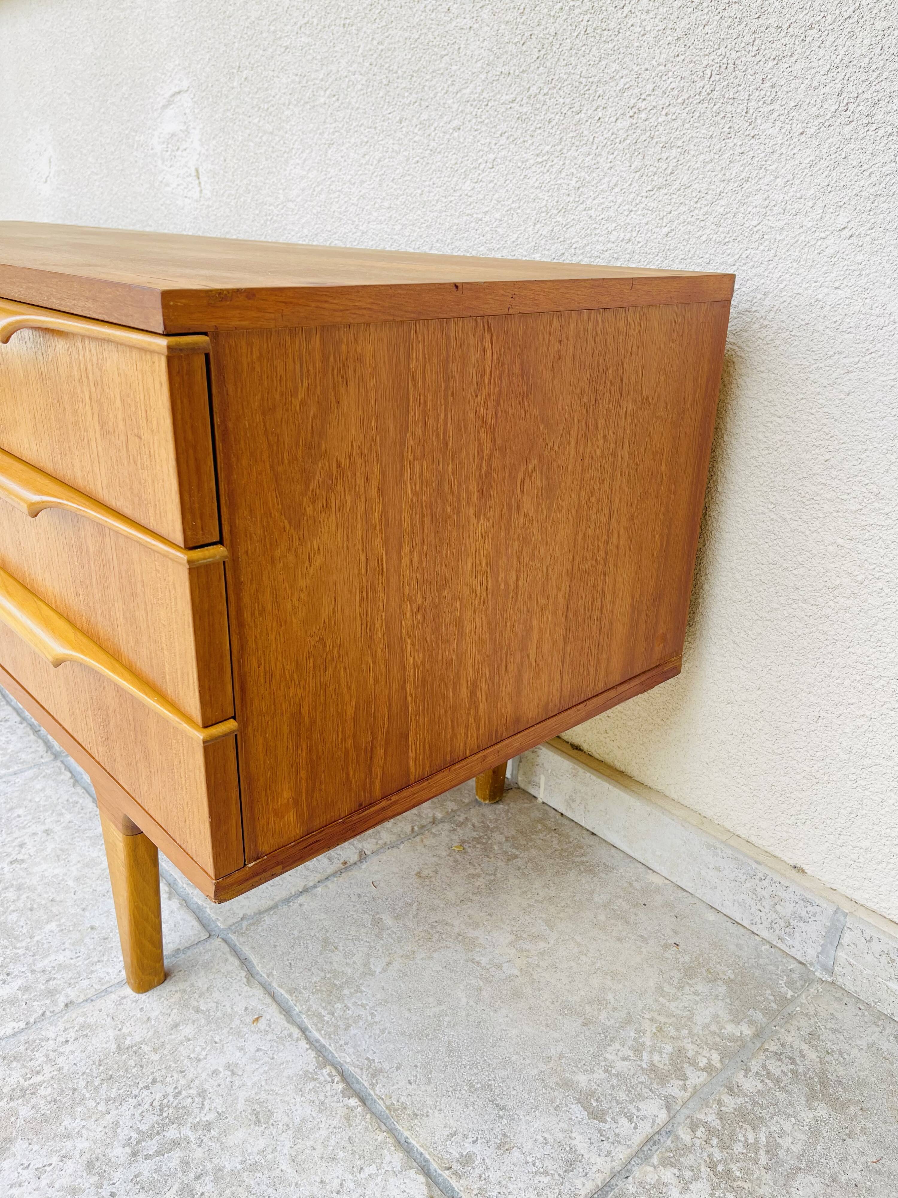 Scandinavian teak row