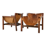 Set of 2 Safari Armchairs by Carlo Hauner for Forma, 1970s