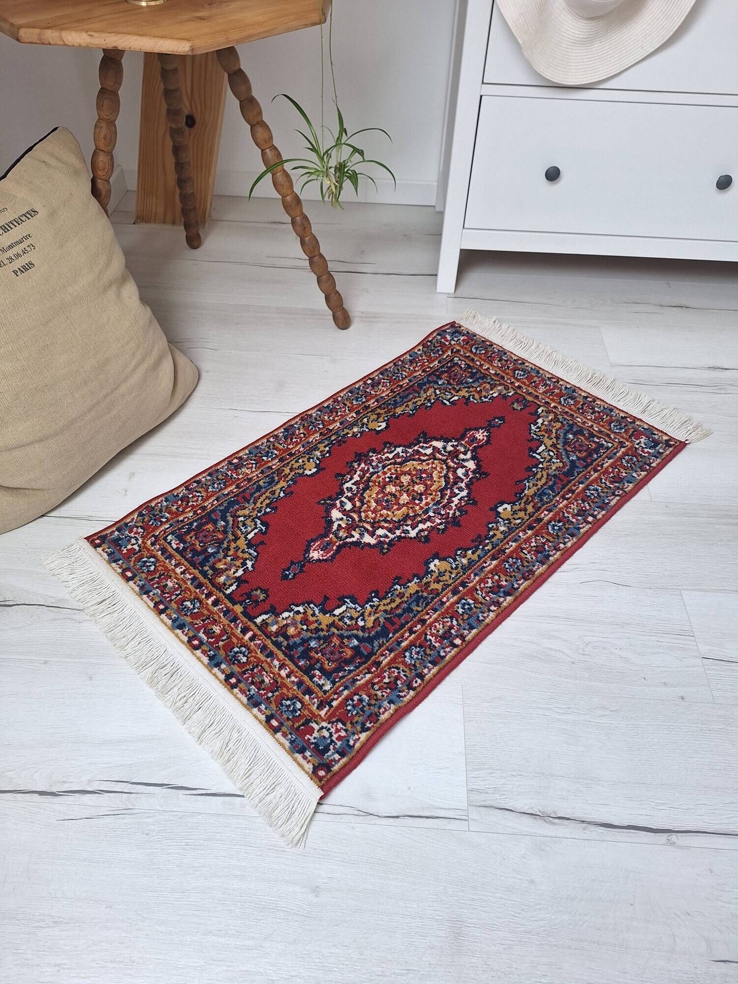 Red Persian carpet