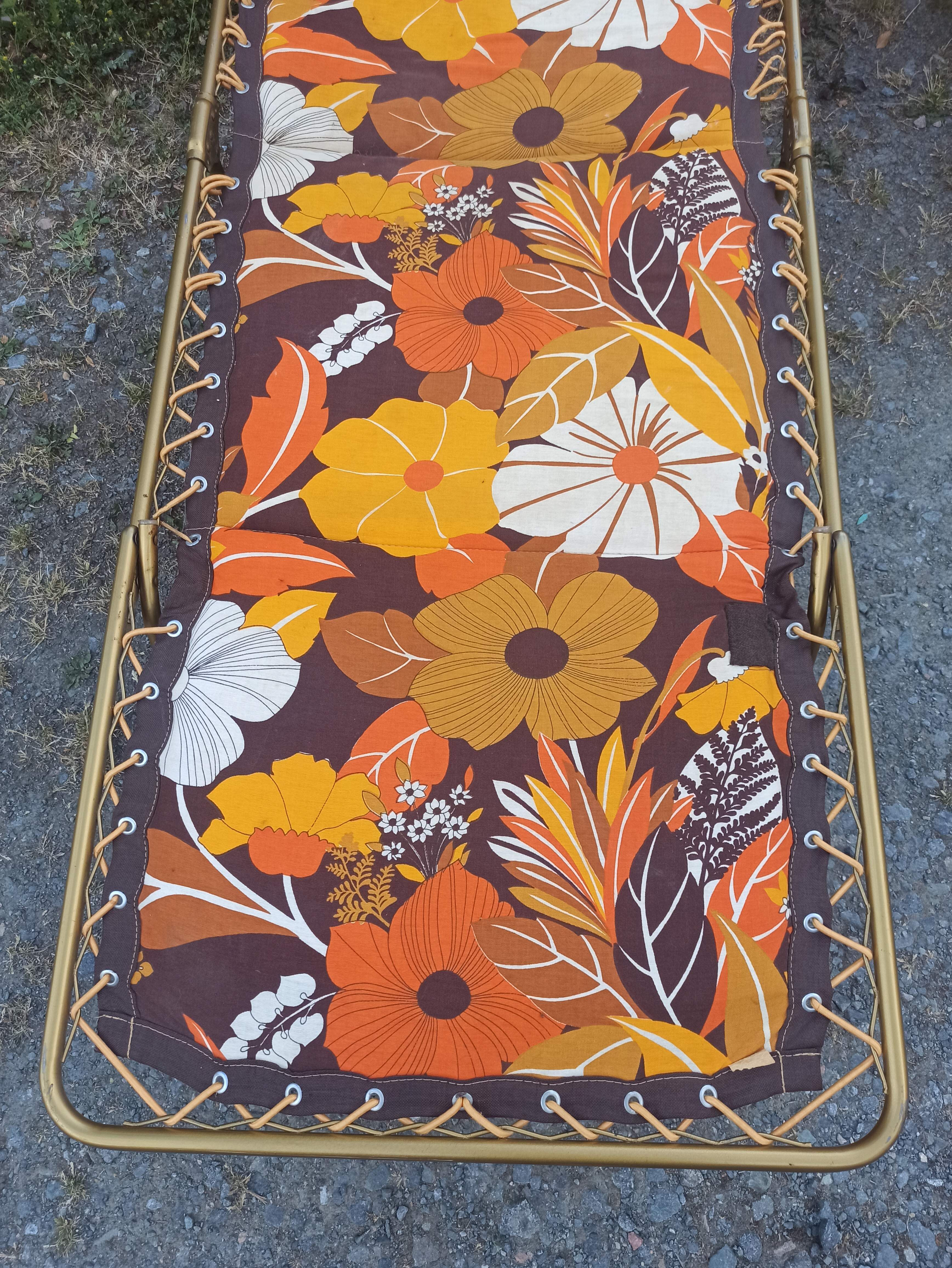 Set 2 sunbathes Lafuma vintage folding sun loungers