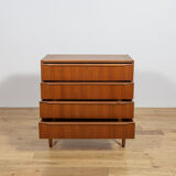 Mid-century teak dresser with dressing table, Denmark, 1960s