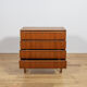 Commode en teck des années 60 avec coiffeuse, Danemark.