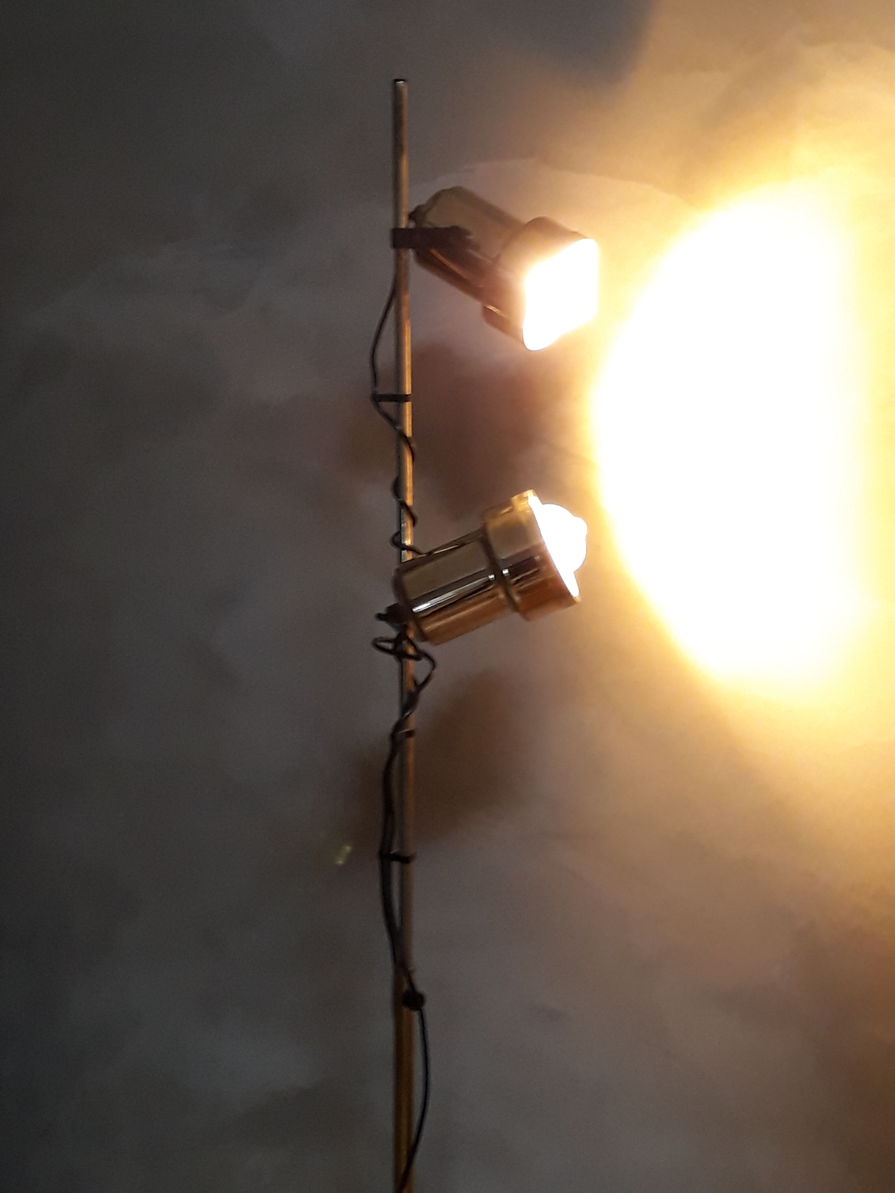 Golden floor lamp 1975