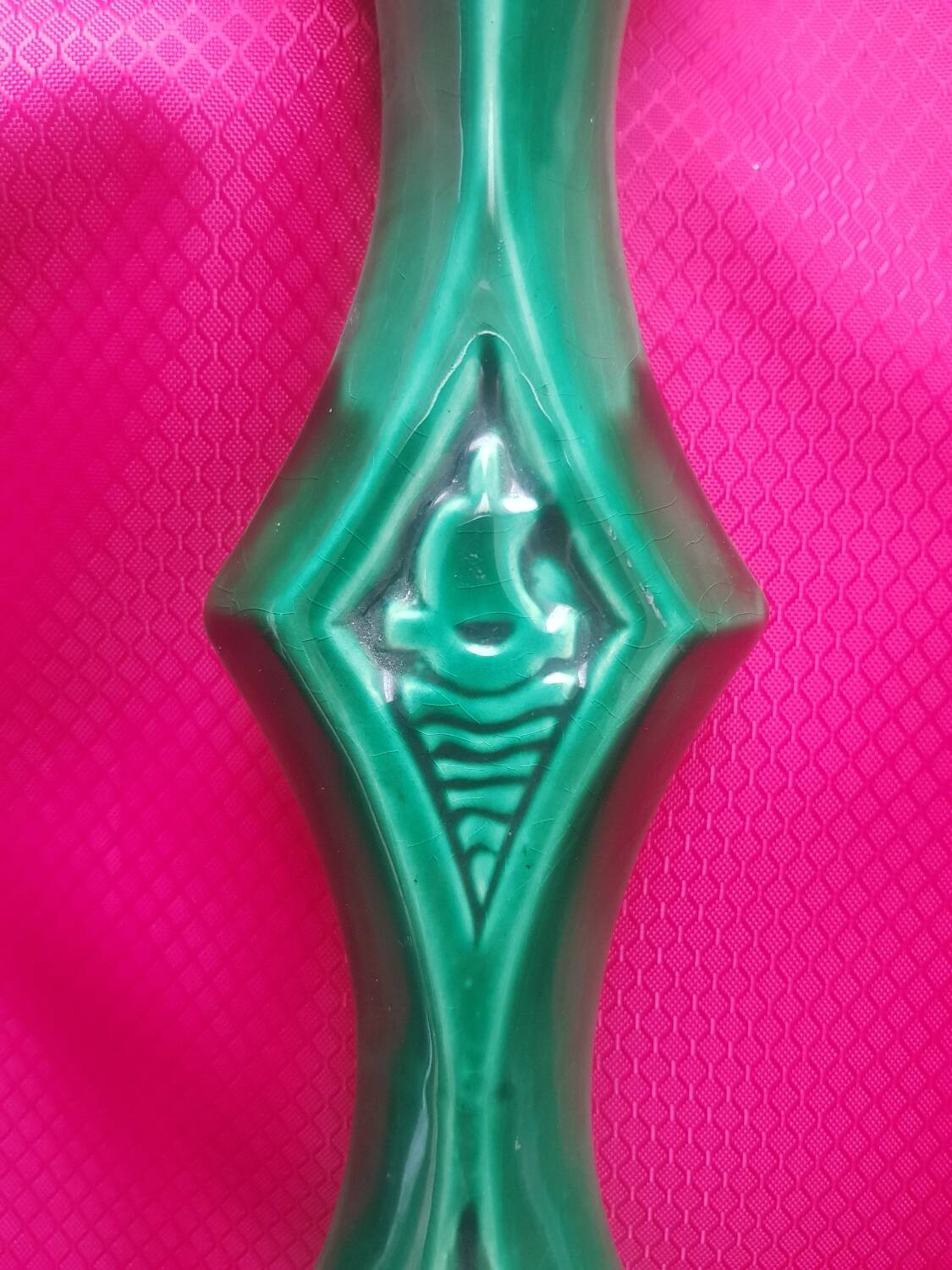 Vintage green pendant light