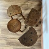 Set of 4 mismatched stools