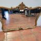 Gilded wooden mirror Louis xv style 102x67cm