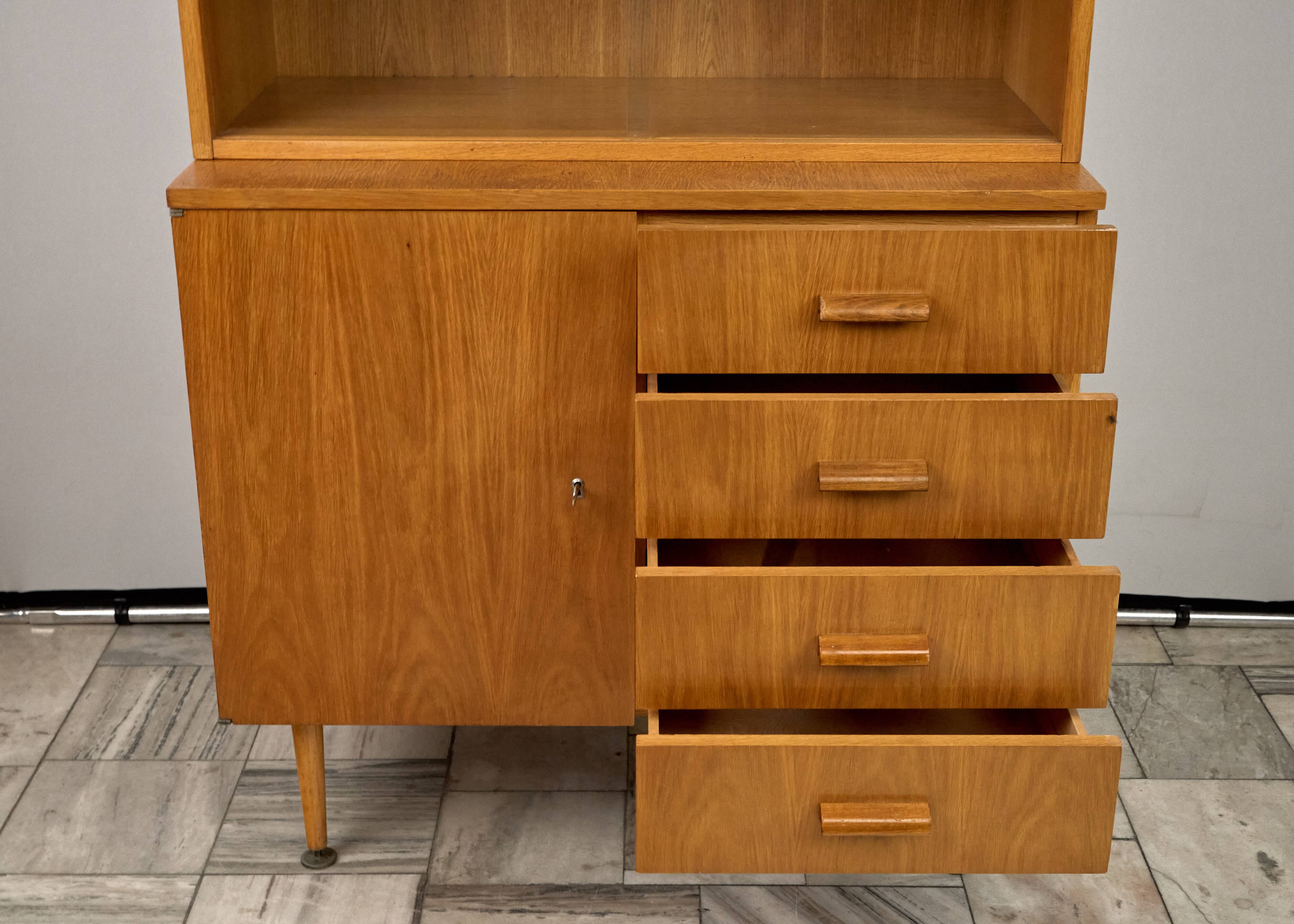 Vintage Display Cabinet, UP závody, 1960s, Czechoslovakia