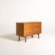 Kinnarps Oak Tambour Document Cabinet, Sweden