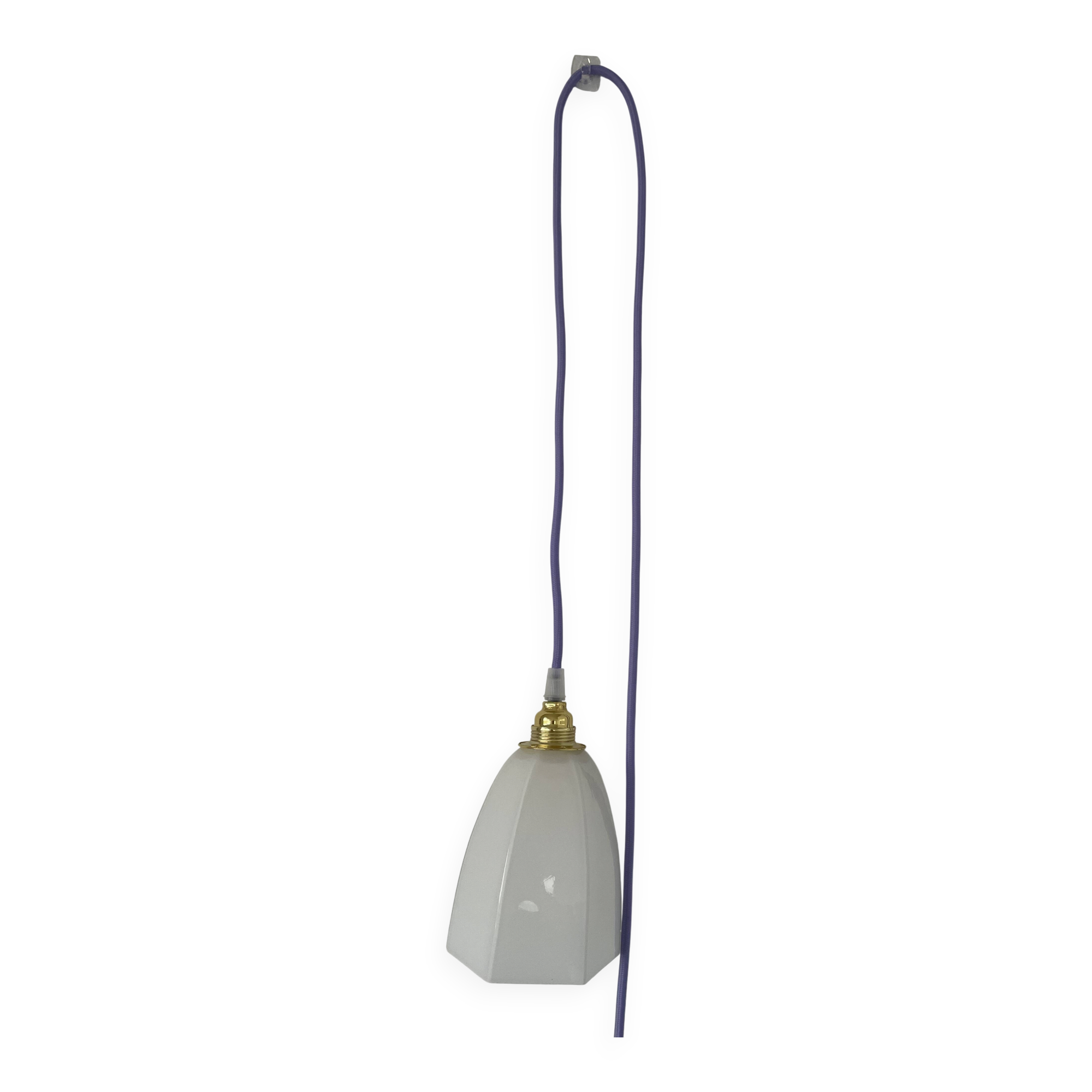Vintage opaline lamp
