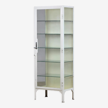 Vitrine médicale en fer et verre, années 1930
