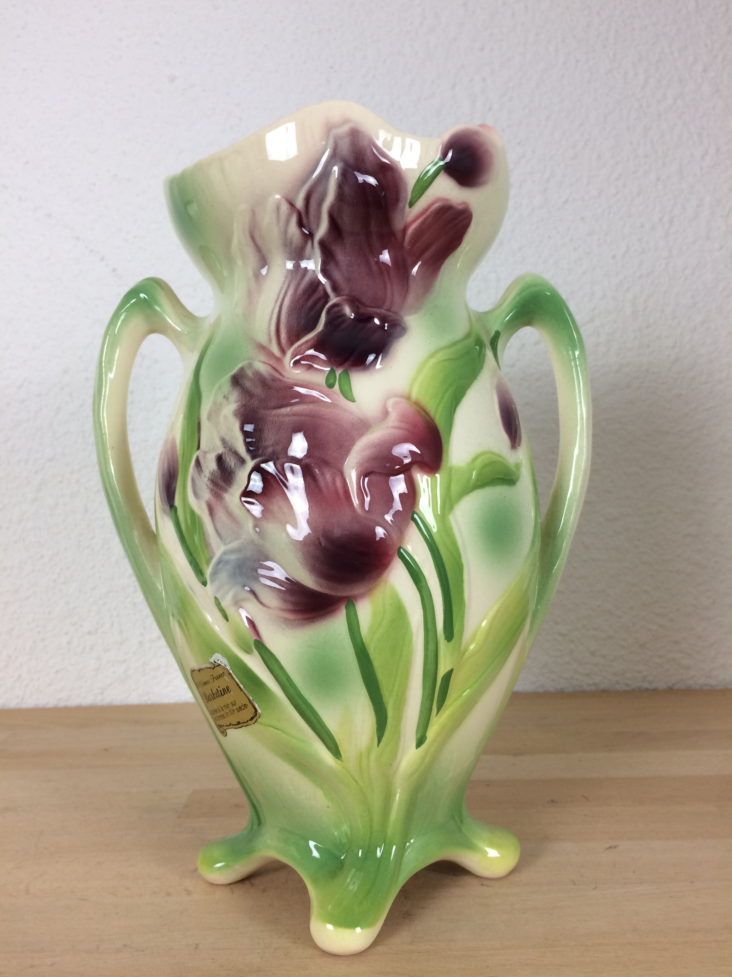 St. Clement's burbotine tulip vase