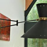 Roger Mathieu's diabolo sconce for Lunel with double lighting