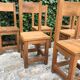 6 chaises en chêne massif