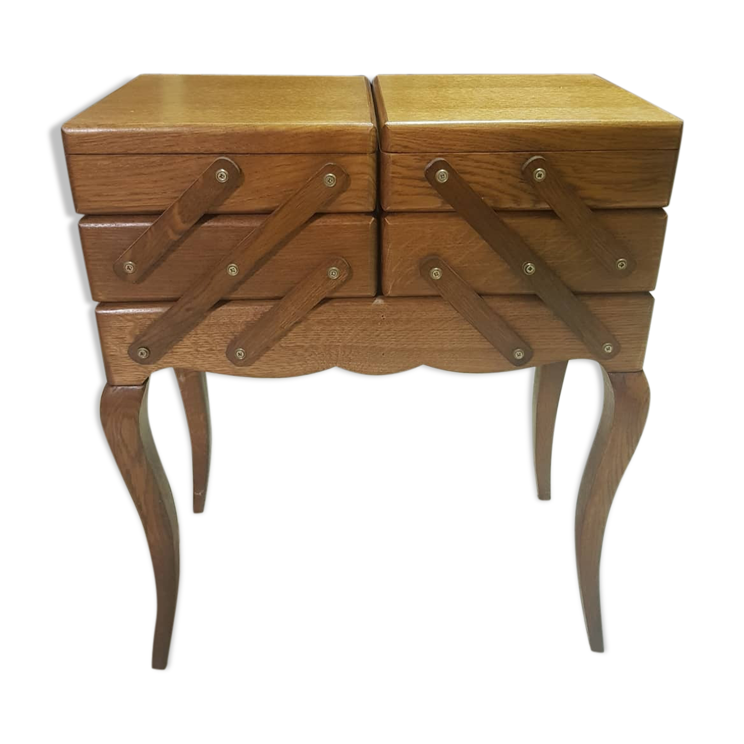 Vintage sewing worker