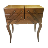 Vintage sewing worker