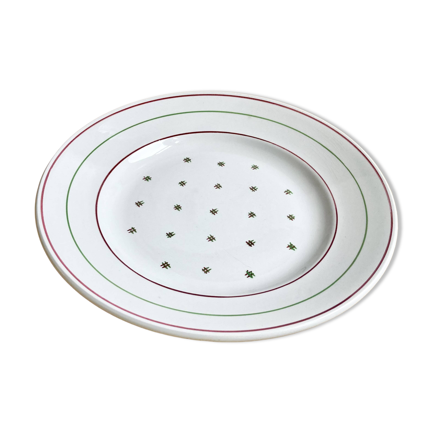 Round dish Luneville / Yvelines / 1950