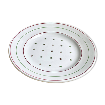Plat rond Luneville / Yvelines / 1950