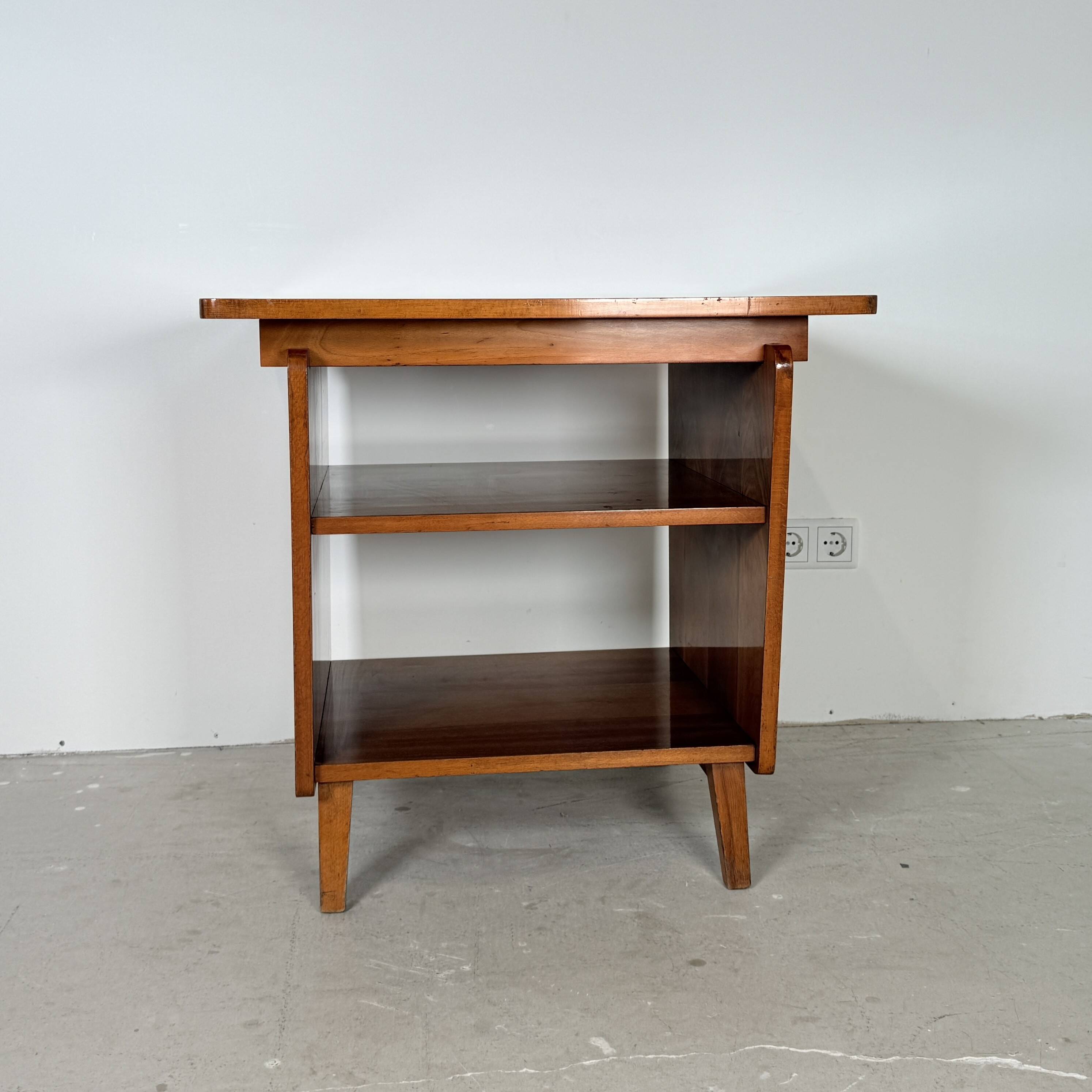 Table d'appoint vintage en finition guitare brillante, Bilea