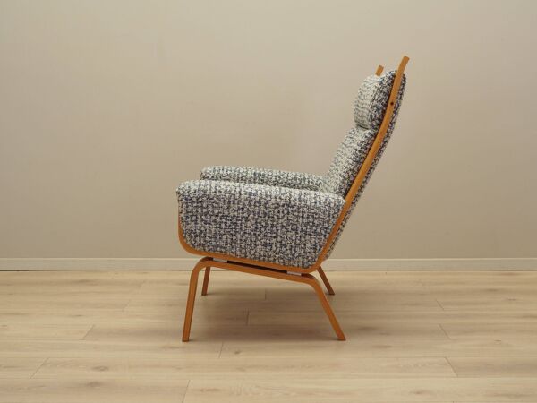 Fauteuil lounge, design danois, années 1960, designer : Hans J. Wegner, fabricant :