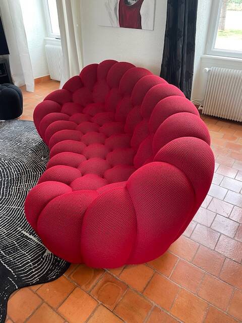 Canape roche bobois bubble arrondi 3-4 places