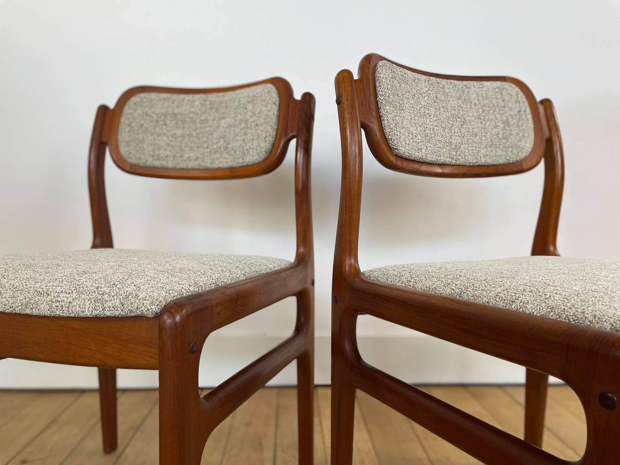 Set of 4 rosewood chairs Johannes Andersen