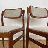 Set of 4 rosewood chairs Johannes Andersen