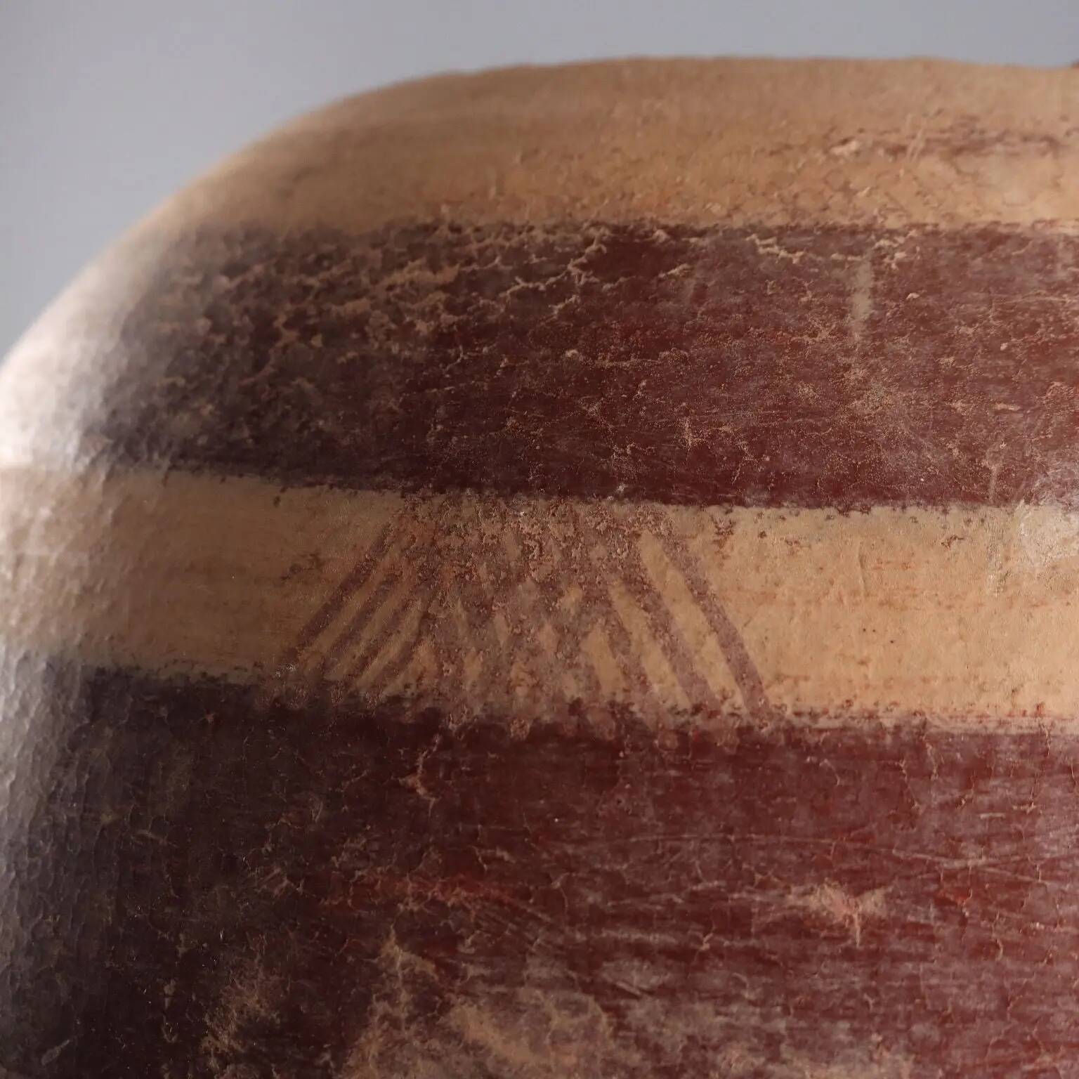 Ancient terracotta vase from Mali, 20th century.