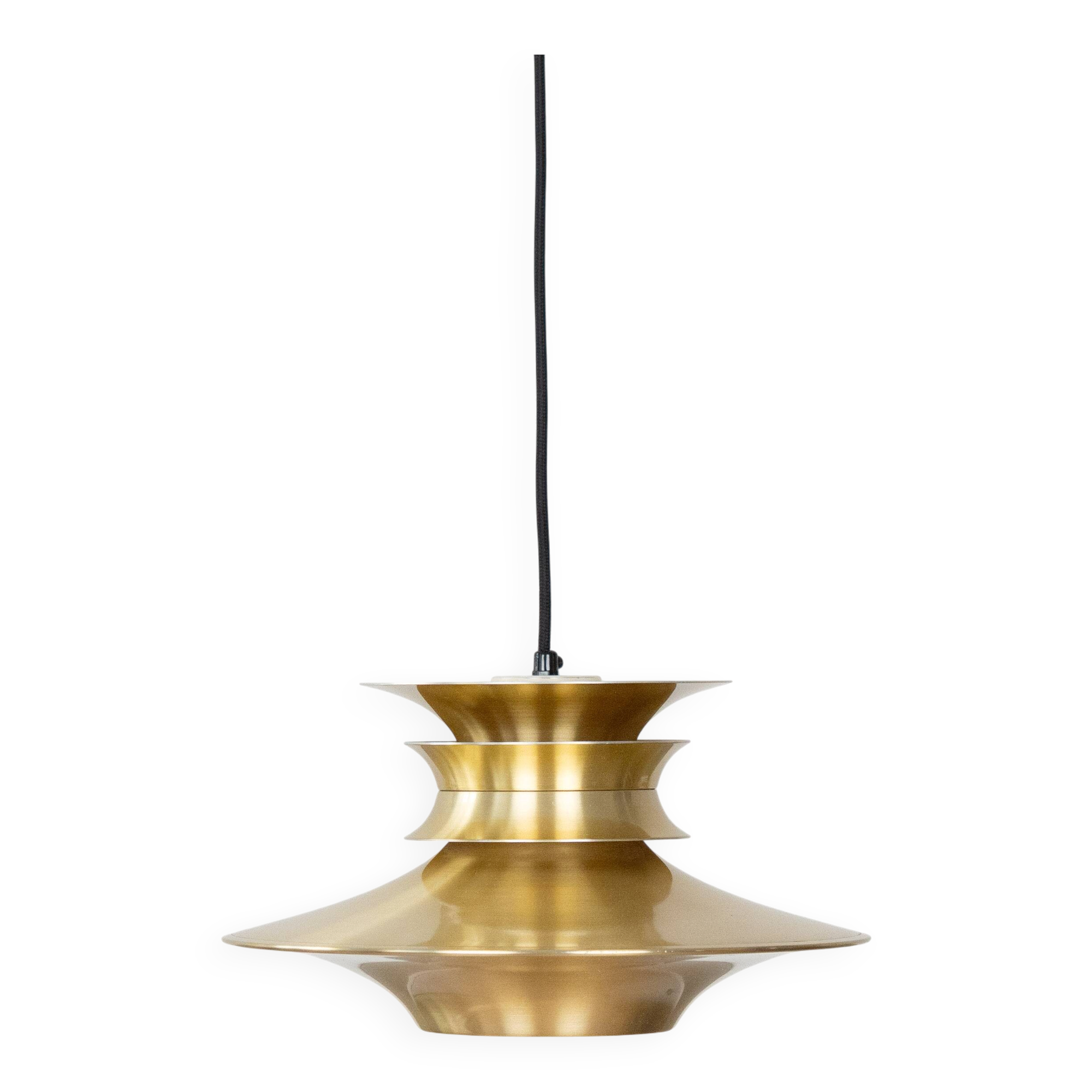Danish vintage Lyskaer pendant lamp by Bent Nordsted, 1970s