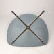 Oyster chair with cross base by Pierre Paulin for Artifort, 1965