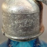Former little siphon of bistro seltz water deco vintage blue bar Isère