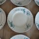 12 antique ironstone dinner plates