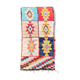 Boucherouite carpet 85x185 cm