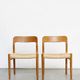 Niels Otto Møller Oak Dining Chair #75 J.L.Møller I Set of Two