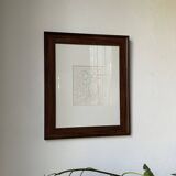 Henri Matisse vellum screenprint framed by King McGraw