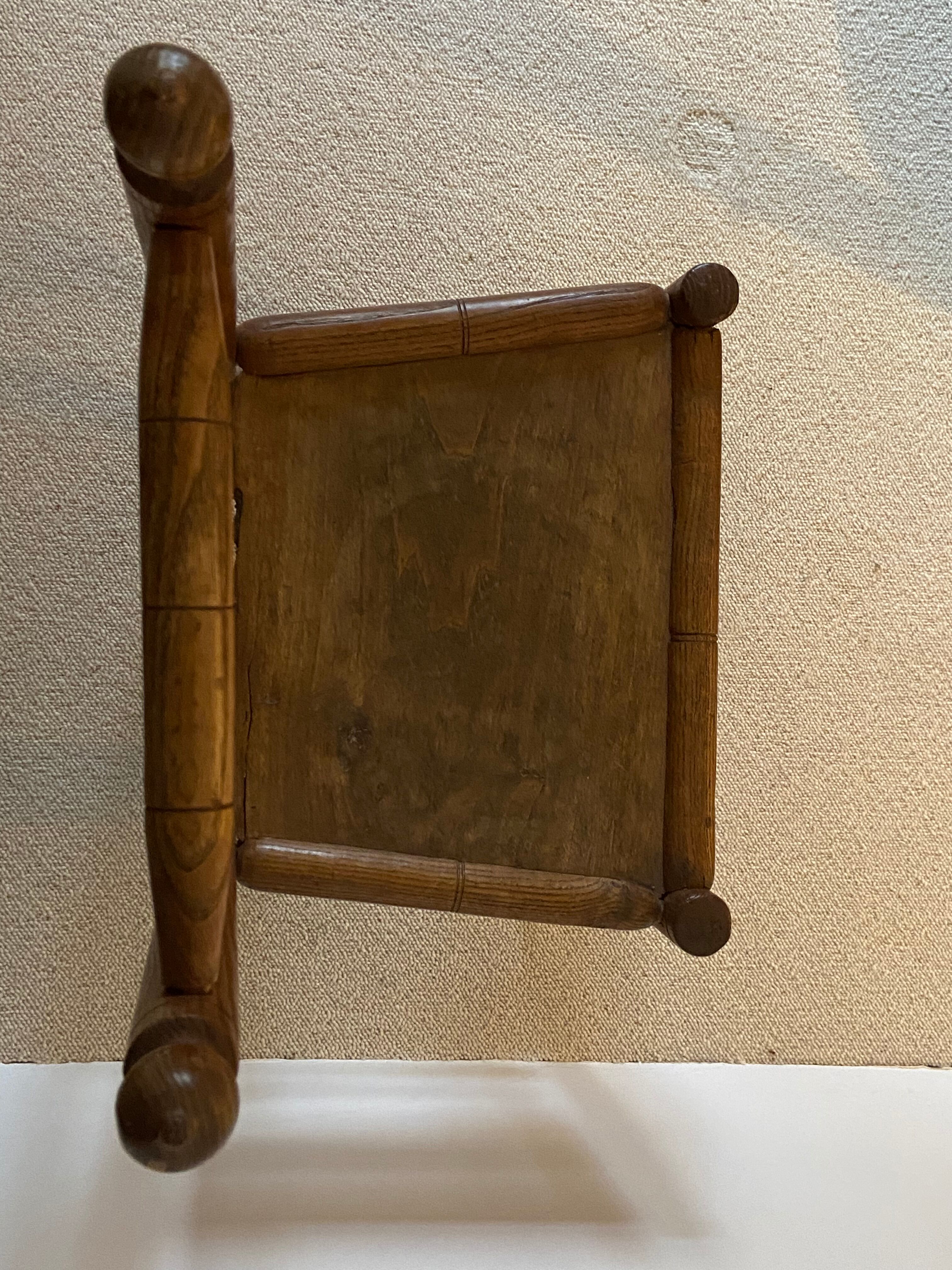 Wooden convent chair 19th century